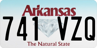 AR license plate 741VZQ