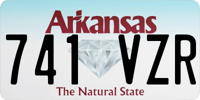 AR license plate 741VZR