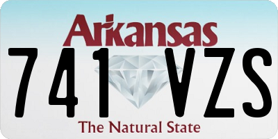 AR license plate 741VZS