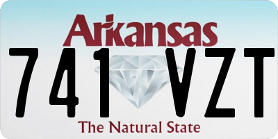 AR license plate 741VZT