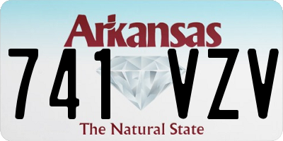 AR license plate 741VZV