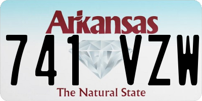 AR license plate 741VZW