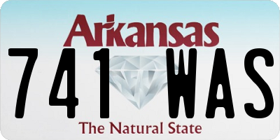 AR license plate 741WAS