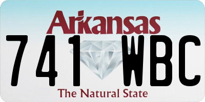 AR license plate 741WBC