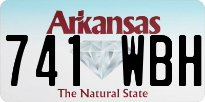 AR license plate 741WBH