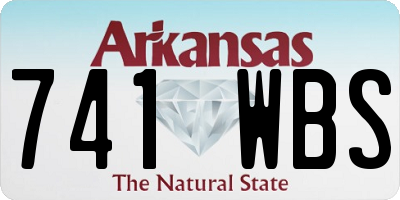 AR license plate 741WBS