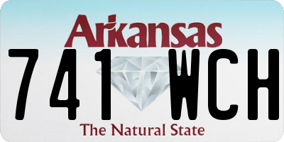 AR license plate 741WCH
