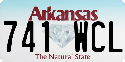 AR license plate 741WCL
