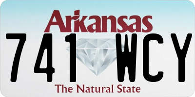 AR license plate 741WCY