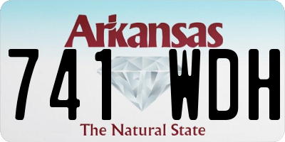 AR license plate 741WDH