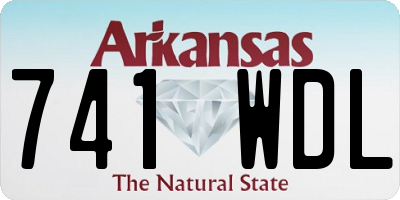 AR license plate 741WDL