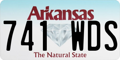 AR license plate 741WDS