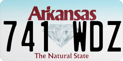 AR license plate 741WDZ