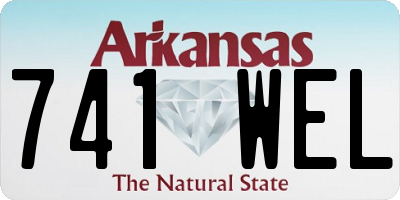 AR license plate 741WEL