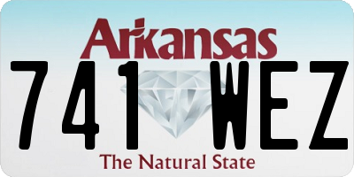 AR license plate 741WEZ