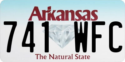 AR license plate 741WFC