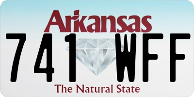 AR license plate 741WFF