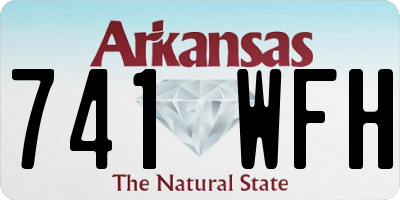 AR license plate 741WFH