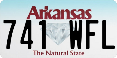 AR license plate 741WFL