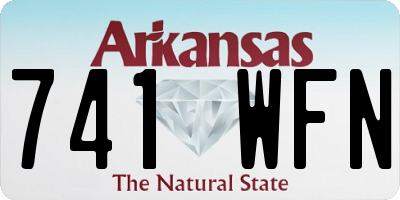 AR license plate 741WFN