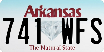 AR license plate 741WFS
