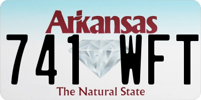 AR license plate 741WFT
