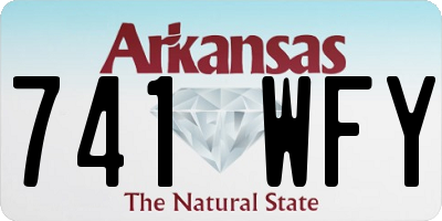 AR license plate 741WFY