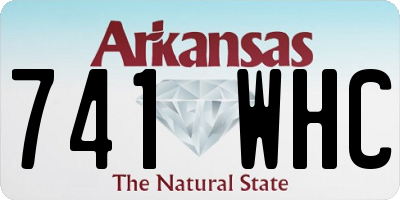 AR license plate 741WHC