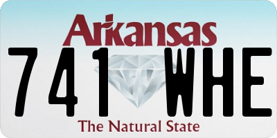 AR license plate 741WHE
