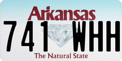 AR license plate 741WHH