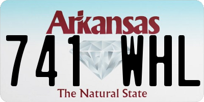AR license plate 741WHL
