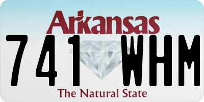 AR license plate 741WHM