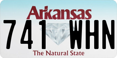 AR license plate 741WHN