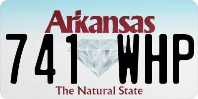 AR license plate 741WHP
