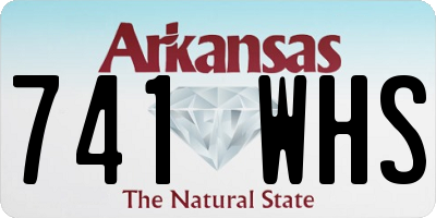 AR license plate 741WHS