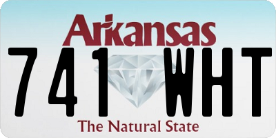 AR license plate 741WHT