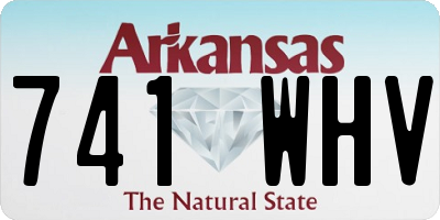 AR license plate 741WHV