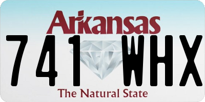 AR license plate 741WHX