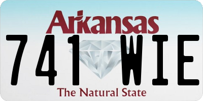 AR license plate 741WIE