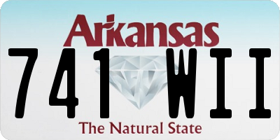 AR license plate 741WII
