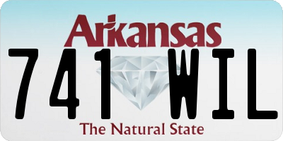 AR license plate 741WIL