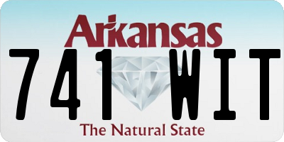 AR license plate 741WIT