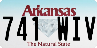 AR license plate 741WIV