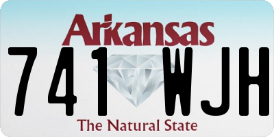 AR license plate 741WJH
