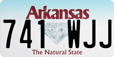 AR license plate 741WJJ