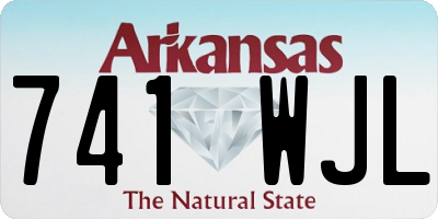 AR license plate 741WJL