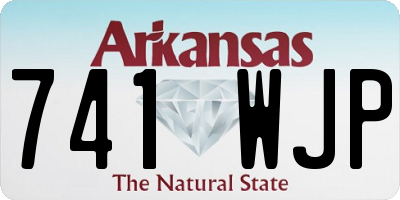 AR license plate 741WJP