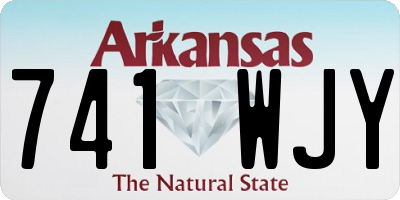 AR license plate 741WJY