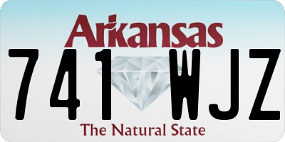 AR license plate 741WJZ