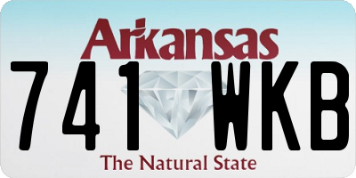 AR license plate 741WKB